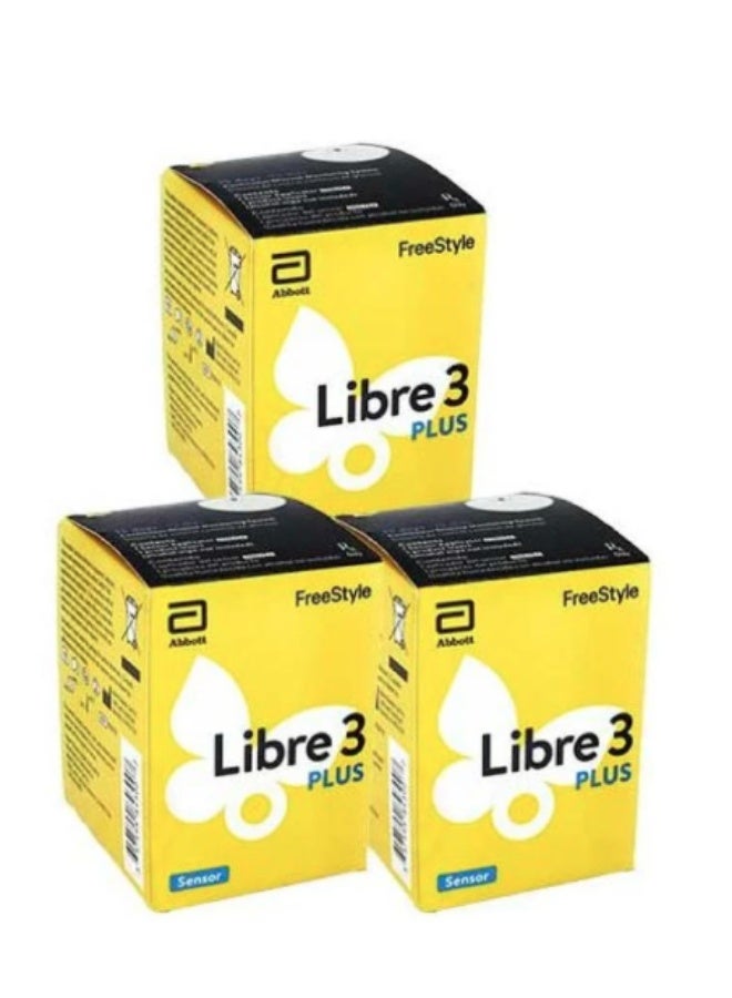 Freestyle Libre 3 Plus Blood Glucose Meter (3 pieces)